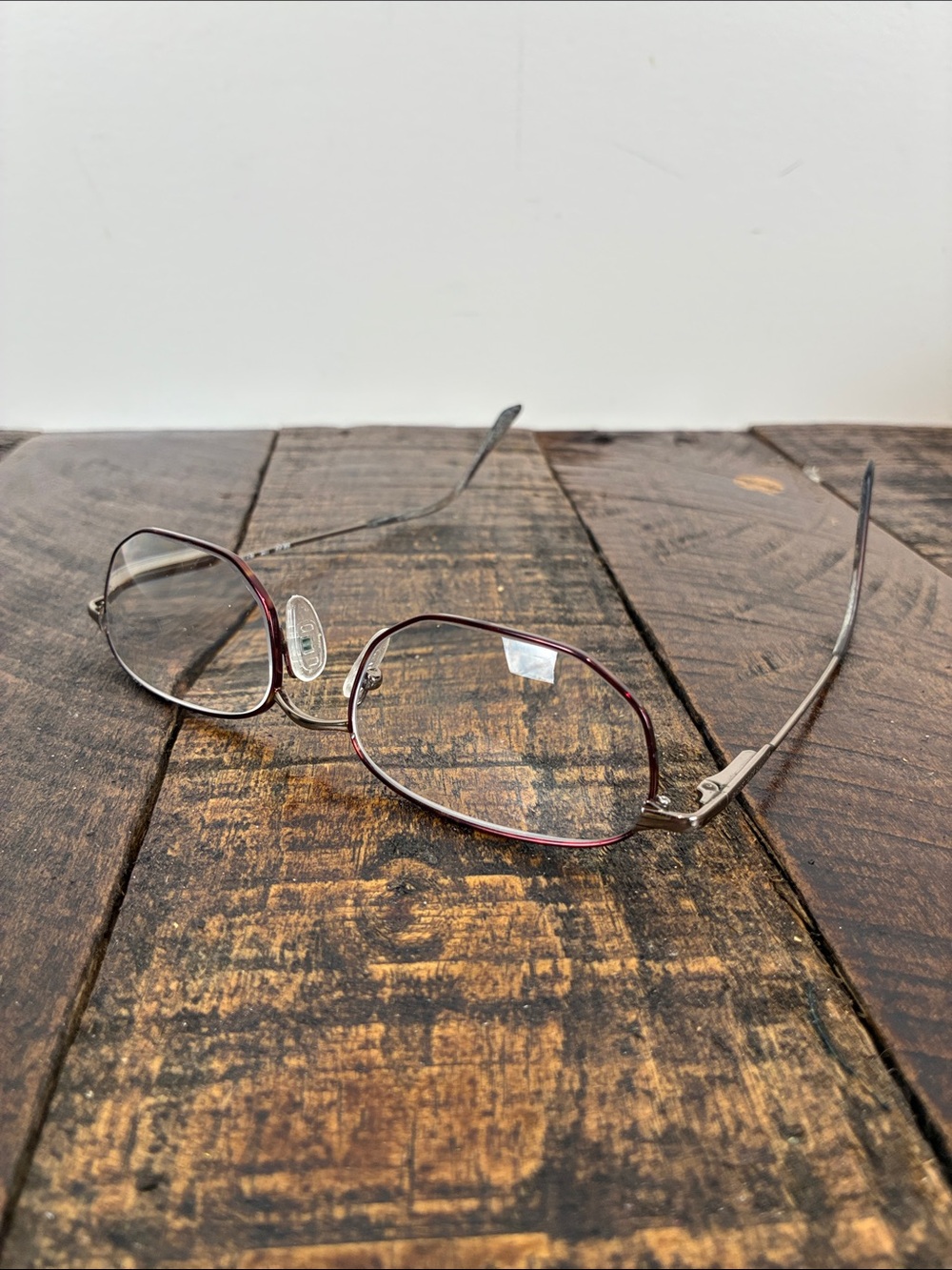 Brooks Brothers Men’s Metal Rim Eyeglasses Frames BB 212 1144 52-18 135 Burgundy